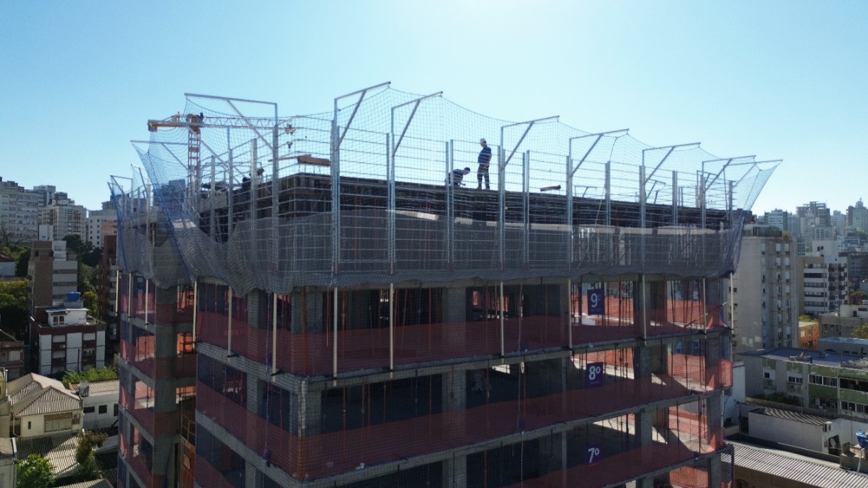 Sistema de proteção em obra
